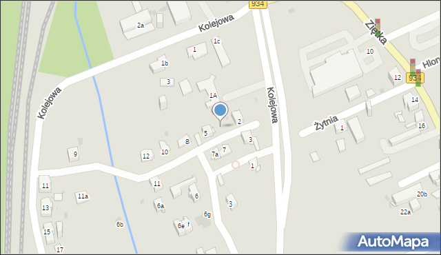 Mysłowice, Żytnia, 4, mapa Mysłowice