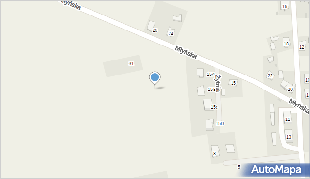 Narzym, Żytnia, 22, mapa Narzym