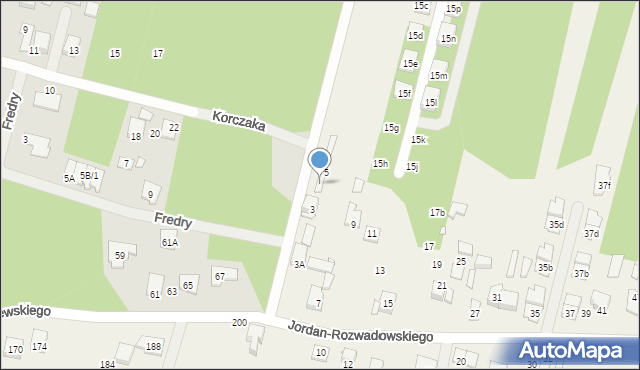 Ossów, Żytnia, 37, mapa Ossów