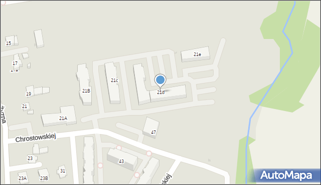 Płock, Żyzna, 21d, mapa Płock