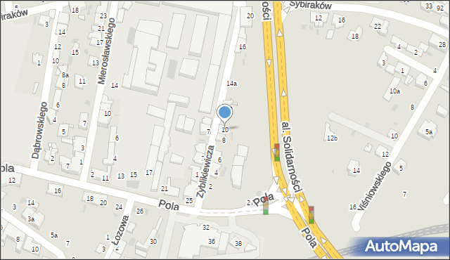 Przemyśl, Zyblikiewicza Mikołaja, 10, mapa Przemyśla