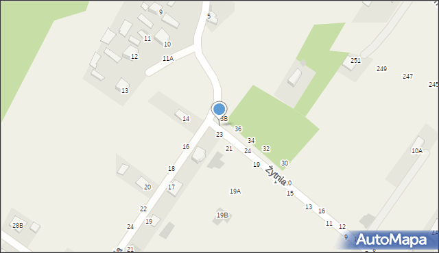 Pysznica, Żytnia, 28, mapa Pysznica