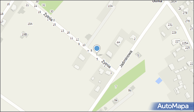 Pysznica, Żytnia, 6, mapa Pysznica