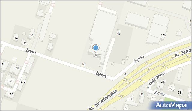 Reguły, Żytnia, 6, mapa Reguły