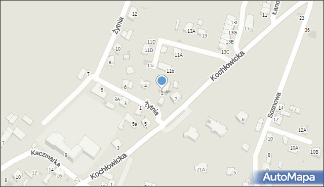 Ruda Śląska, Żytnia, 2, mapa Rudy Śląskiej