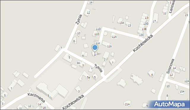 Ruda Śląska, Żytnia, 4, mapa Rudy Śląskiej