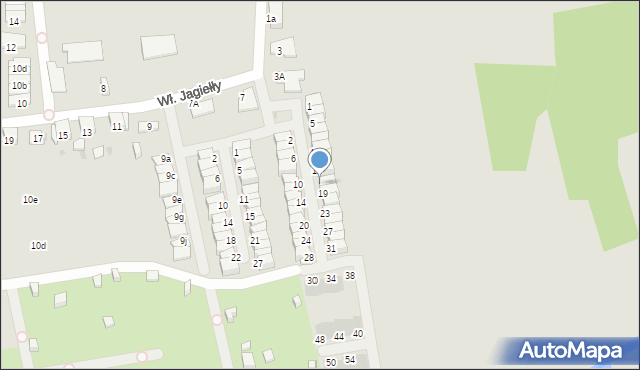 Ruda Śląska, Zygmunta I Starego, 17, mapa Rudy Śląskiej