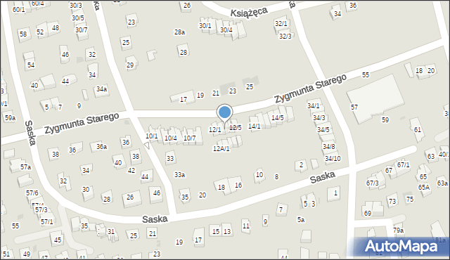 Rzeszów, Zygmunta I Starego, 12/3, mapa Rzeszów
