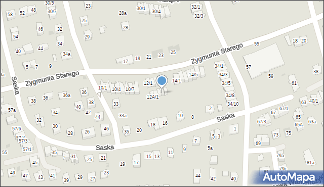 Rzeszów, Zygmunta I Starego, 12A/4, mapa Rzeszów