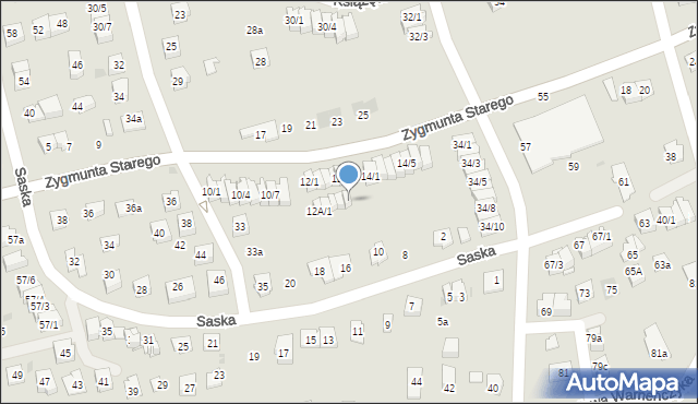 Rzeszów, Zygmunta I Starego, 12A/5, mapa Rzeszów