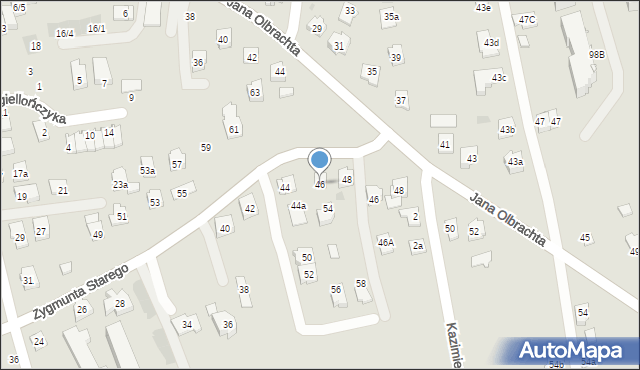 Rzeszów, Zygmunta I Starego, 46, mapa Rzeszów