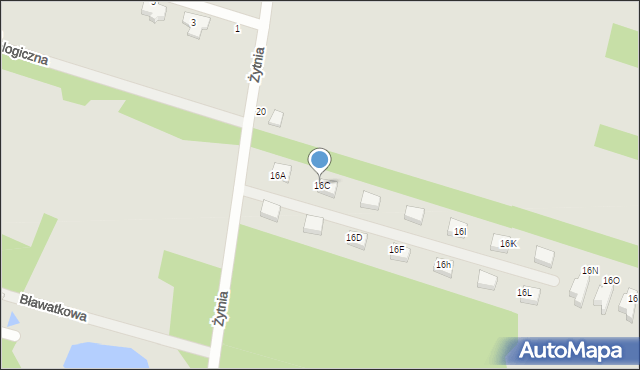 Serock, Żytnia, 16C, mapa Serock