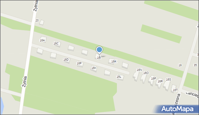 Serock, Żytnia, 16I, mapa Serock