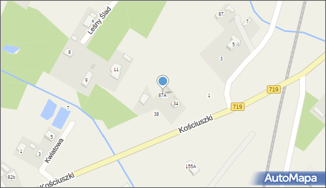 Stare Budy, Żyrardowska, 36, mapa Stare Budy