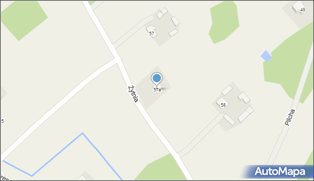 Stare Budy, Żytnia, 14, mapa Stare Budy