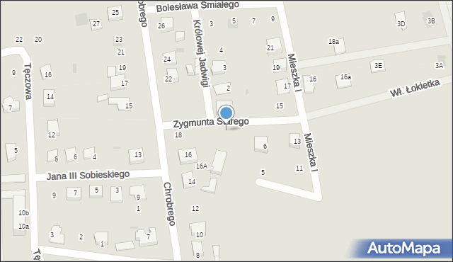 Stepnica, Zygmunta I Starego, 5, mapa Stepnica