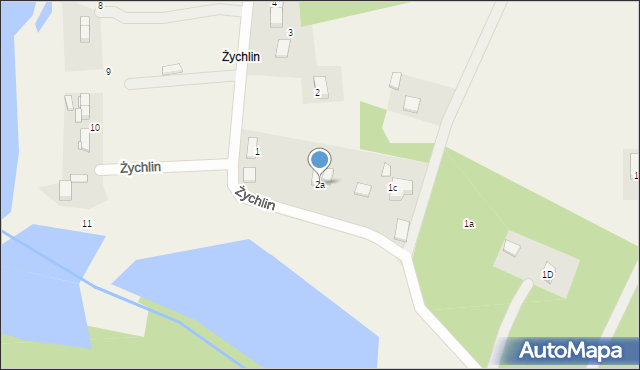 Straszowice, Żychlin, 2a, mapa Straszowice