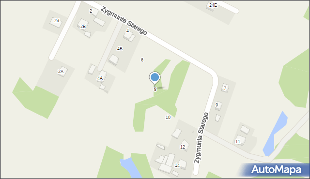 Świerklany, Zygmunta I Starego, 8, mapa Świerklany