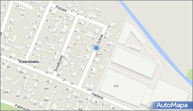 Tomaszów Mazowiecki, Żytnia, 10, mapa Tomaszów Mazowiecki