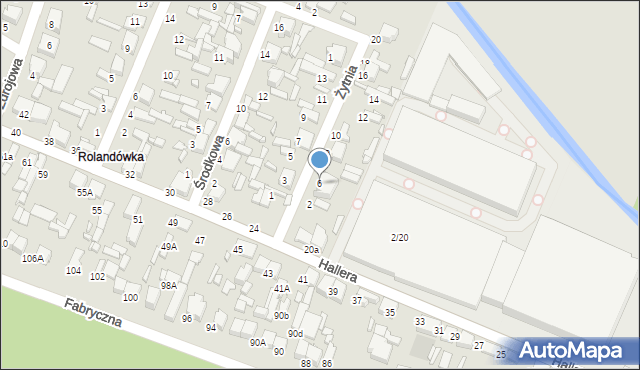 Tomaszów Mazowiecki, Żytnia, 6, mapa Tomaszów Mazowiecki