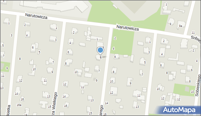 Tuszyn, Zygmunta I Starego, 5, mapa Tuszyn