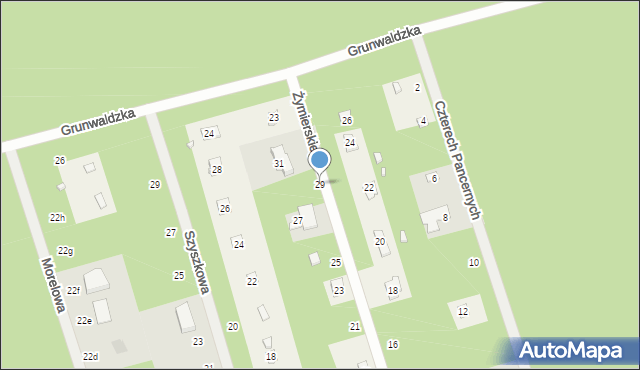 Ustronie, Żymierskiego Józefa Bronisława, 29, mapa Ustronie