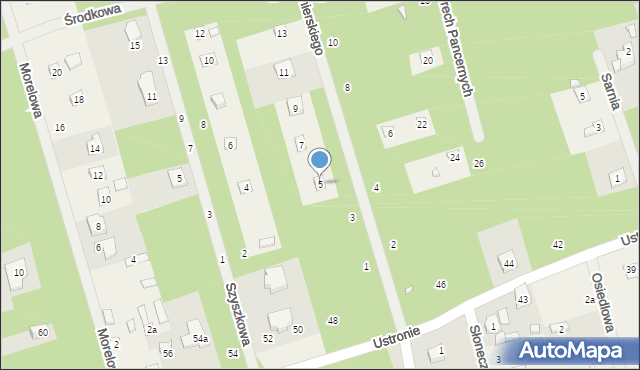 Ustronie, Żymierskiego Józefa Bronisława, 5, mapa Ustronie