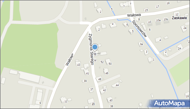 Wadowice, Zygmunta I Starego, 56, mapa Wadowice