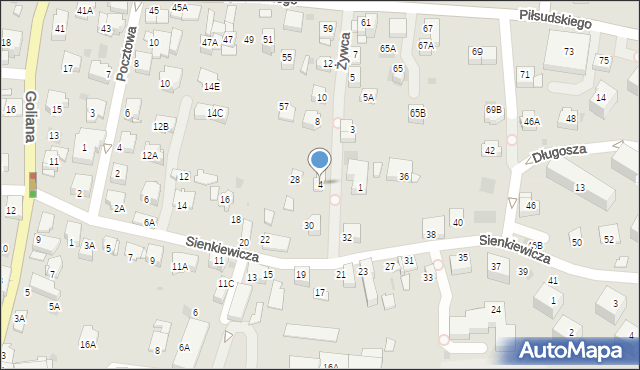 Wieliczka, Żywca Tomasza, dr., 4, mapa Wieliczka