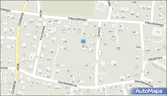 Wieliczka, Żywca Tomasza, dr., 6, mapa Wieliczka