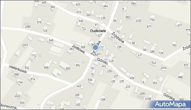 Wieprz, Żywiecka, 862, mapa Wieprz