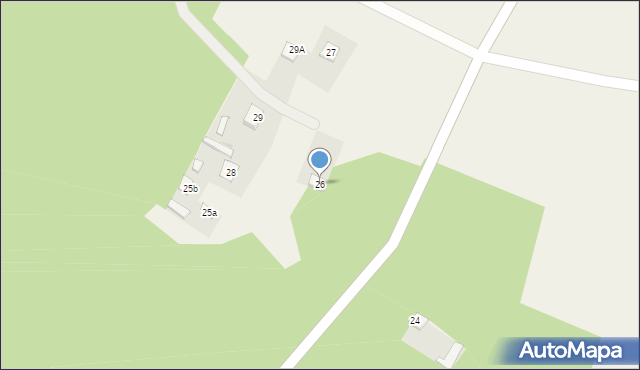 Żychowo, Żychowo, 26, mapa Żychowo