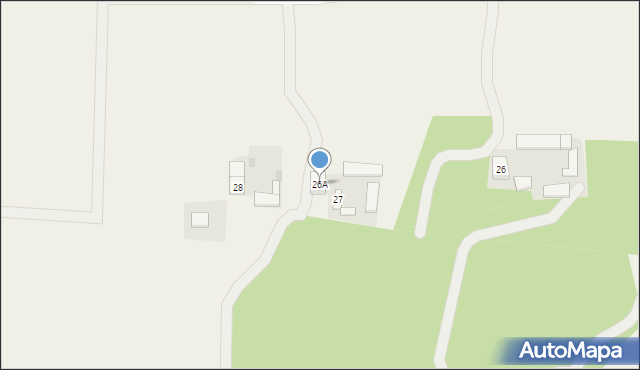 Życzyn, Życzyn, 26A, mapa Życzyn