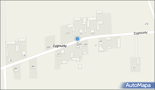 Zygmunty, Zygmunty, 12, mapa Zygmunty