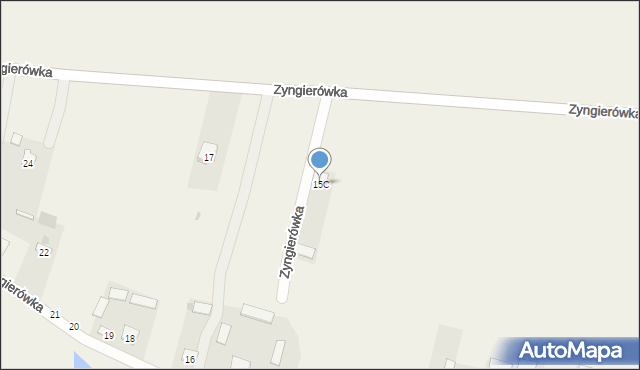 Zyngierówka, Zyngierówka, 15C, mapa Zyngierówka