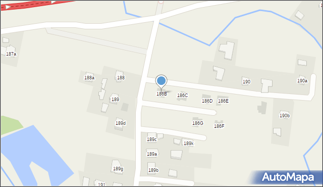 Żyraków, Żyraków, 186B, mapa Żyraków