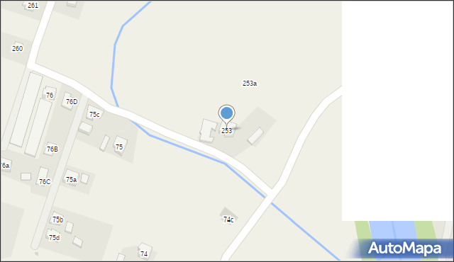 Żyraków, Żyraków, 253, mapa Żyraków