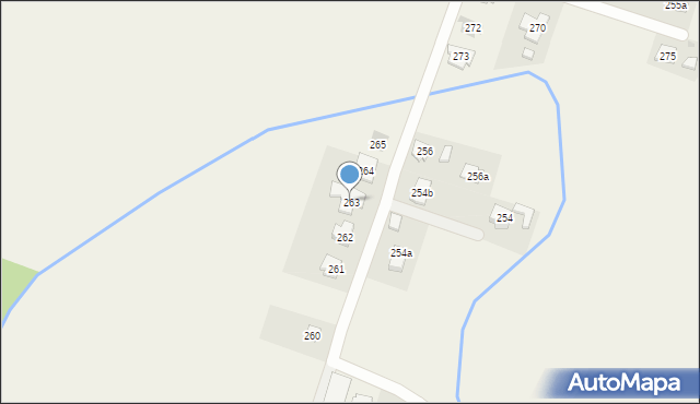 Żyraków, Żyraków, 263, mapa Żyraków