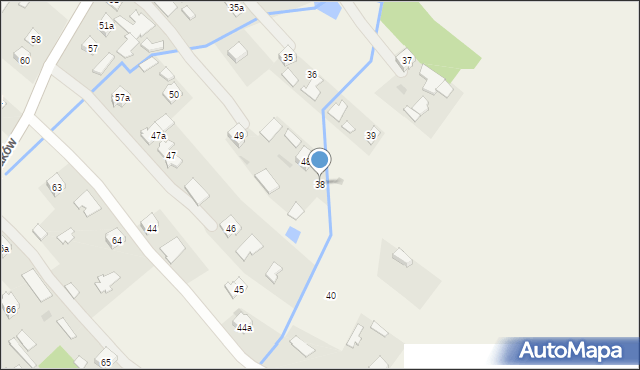 Żyraków, Żyraków, 38, mapa Żyraków