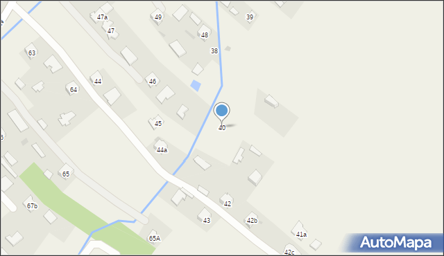 Żyraków, Żyraków, 40, mapa Żyraków