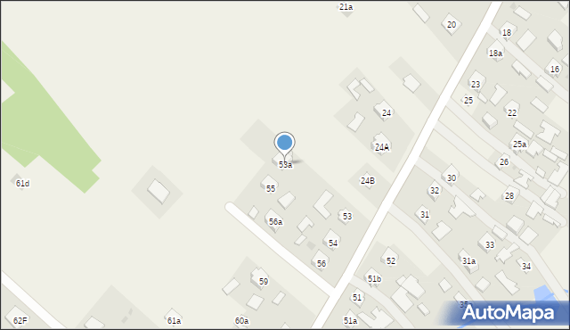 Żyraków, Żyraków, 53a, mapa Żyraków