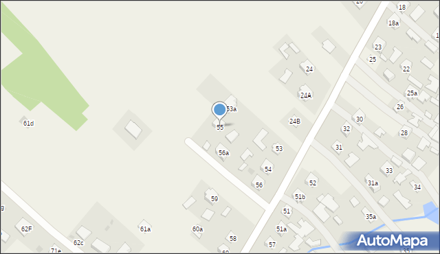 Żyraków, Żyraków, 55, mapa Żyraków