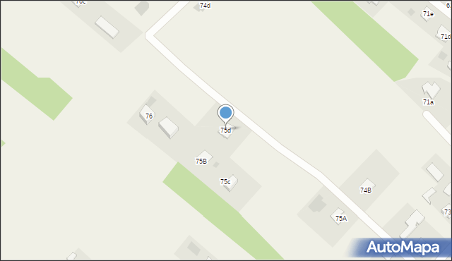 Żyraków, Żyraków, 75d, mapa Żyraków