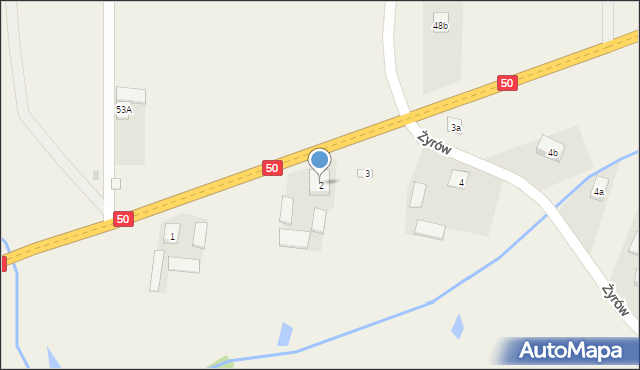 Żyrów, Żyrów, 2, mapa Żyrów