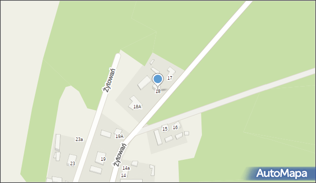 Żytowań, Żytowań, 18, mapa Żytowań