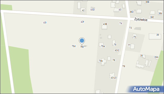Żytowice, Żytowice, 76c, mapa Żytowice