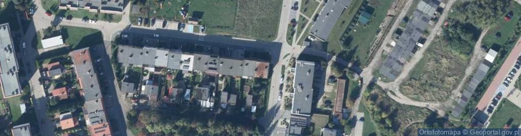 Zdjęcie satelitarne 10-lecia RKS-u ul.