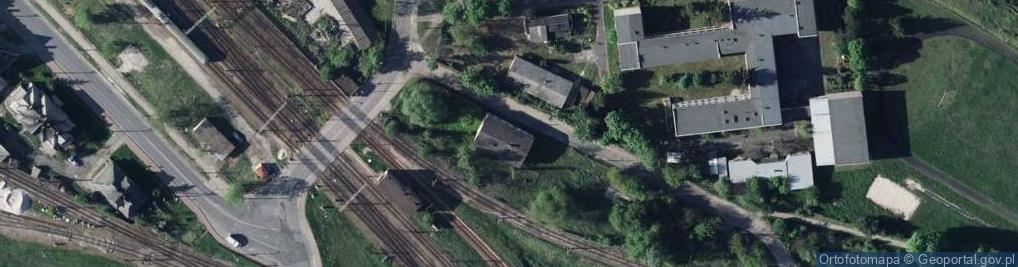 Zdjęcie satelitarne 100-lecia Kolei Nadwiślańskiej ul.