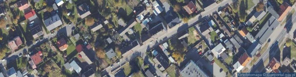Zdjęcie satelitarne 10 Pułku Piechoty ul.
