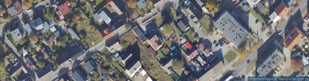 Zdjęcie satelitarne 10 Pułku Piechoty ul.